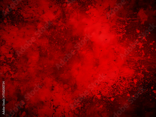 Red and black color grunge texture background