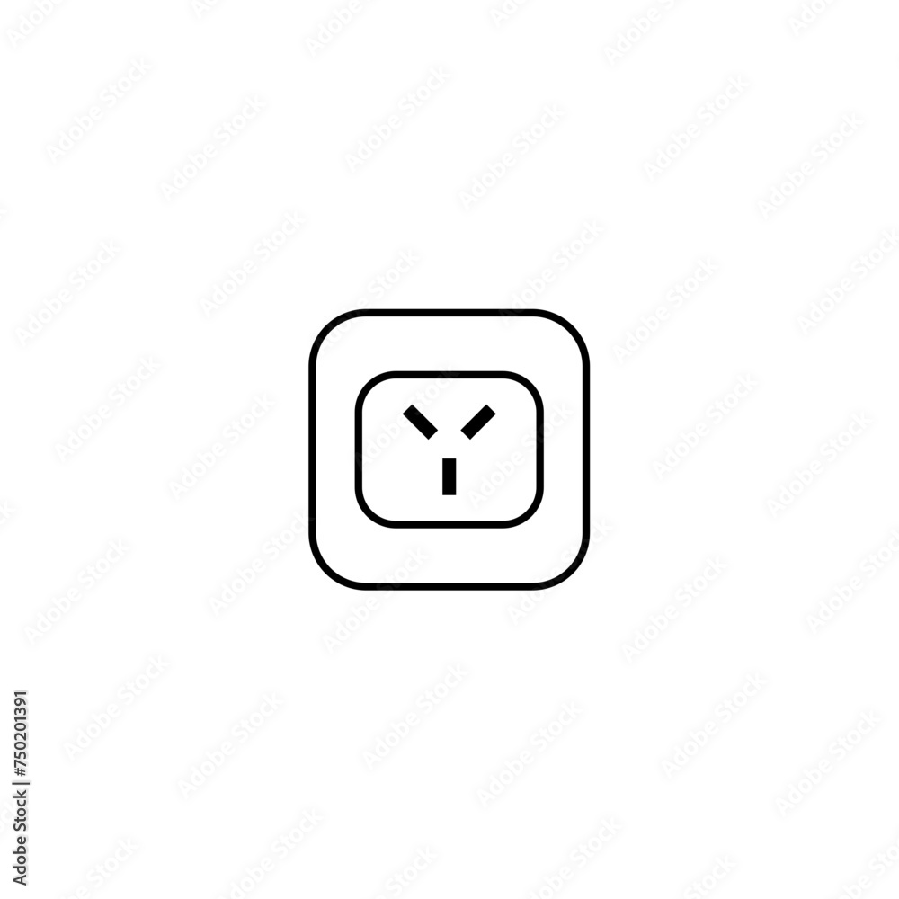 Electrical Plug Socket Icon Electrical Plug Socket Icon