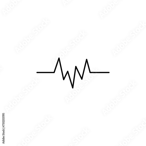 Outline Heart Rate Chart