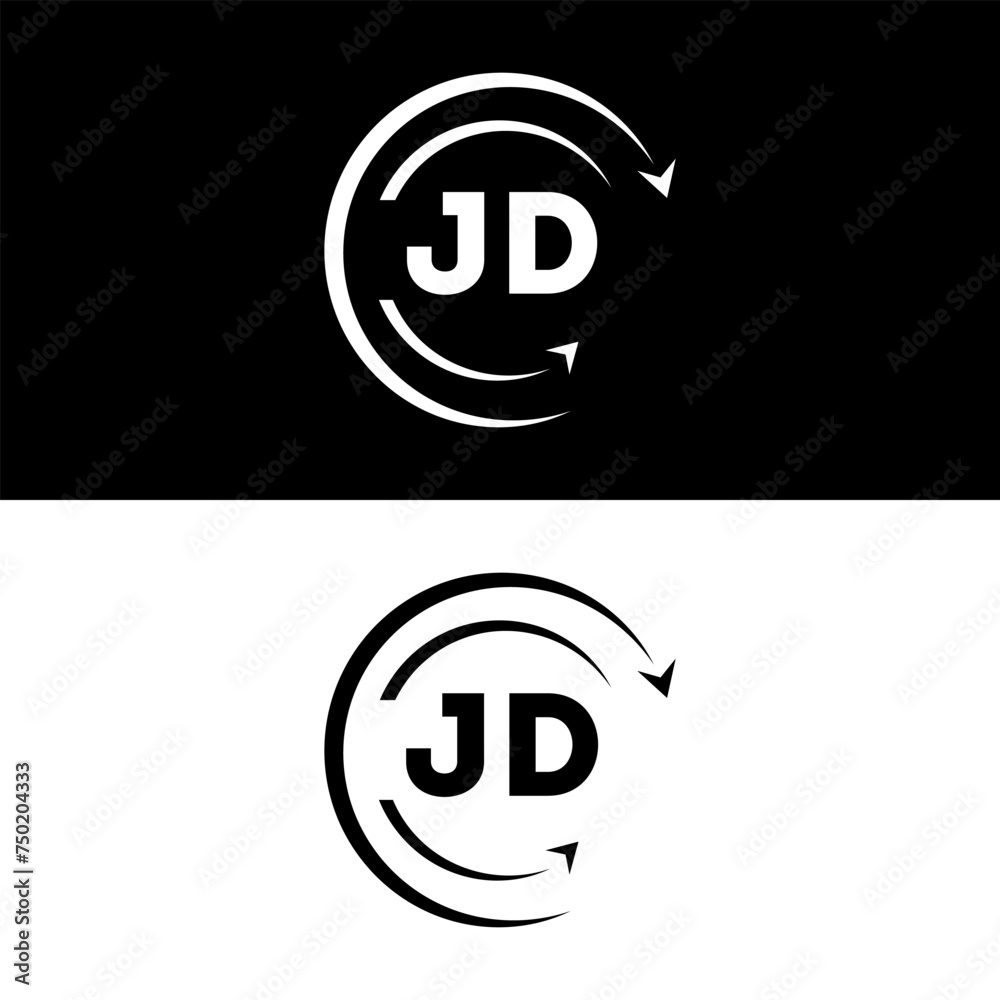 JD letter logo minimal unique and simple logo design, JD creative modern monogram logo style
JD letter logo minimal unique and simple logo design, JD creative modern monogram logo style