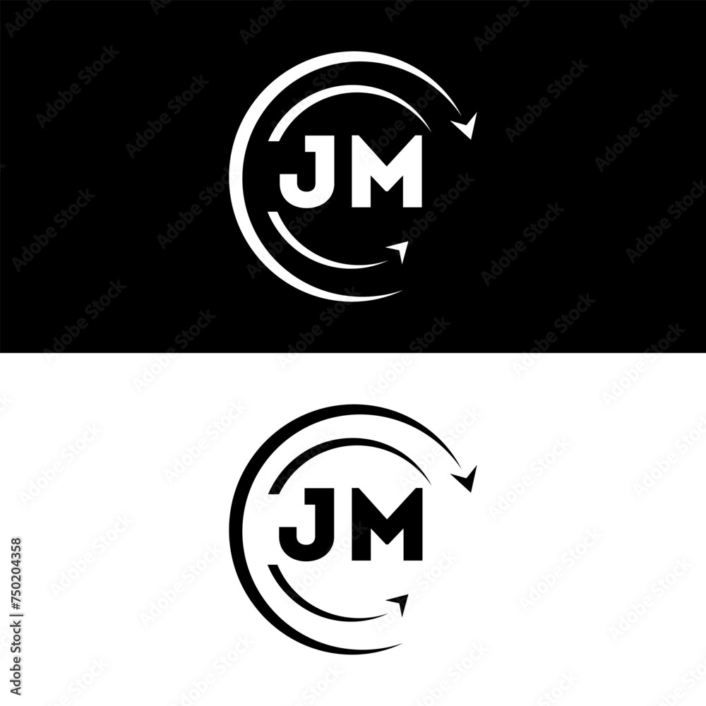 JM letter logo minimal unique and simple logo design, JM creative modern monogram logo style
JM letter logo minimal unique and simple logo design, JM creative modern monogram logo style