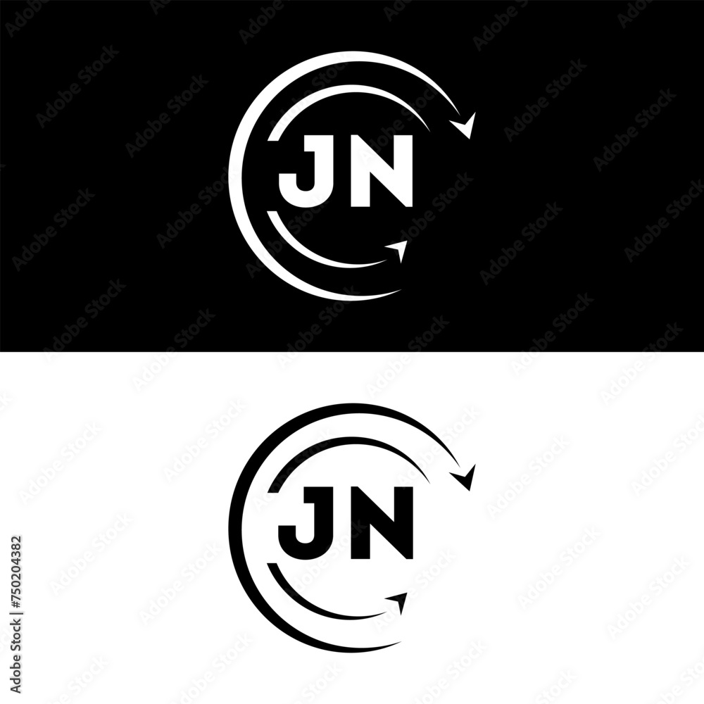JN letter logo minimal unique and simple logo design, JN creative modern monogram logo style
JN letter logo minimal unique and simple logo design, JN creative modern monogram logo style
