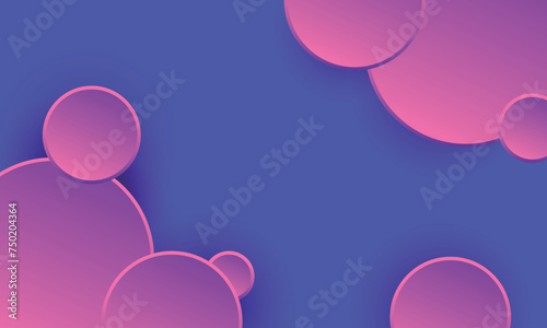 pink background with bubbles © Алена Мухина