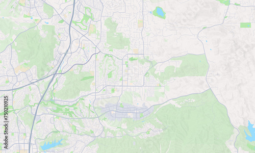 Poway California Map, Detailed Map of Poway California photo