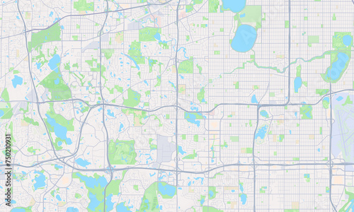 Edina Minnesota Map, Detailed Map of Edina Minnesota © Ben