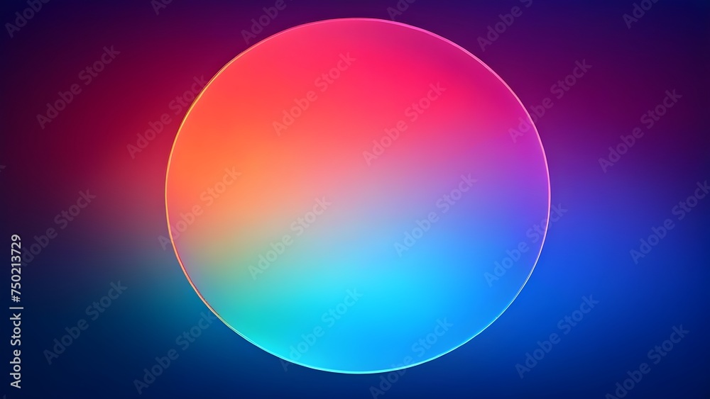 Red, blue, purple gradient background with circle Red, blue, purple gradient background with circle