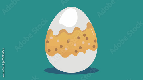 Vectorized Egg Art: Detailed Illustration of Eggs in Various Styles and Colors
