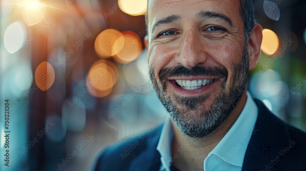 Smiling Man With Beard Smiling Man With Beard