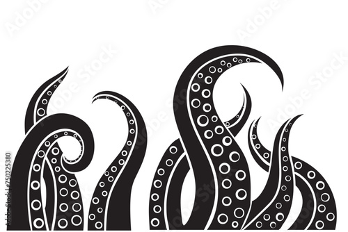 Tentacles, Octopus, Octopus Tentacles, Octopus, Tentacles Clipart, Kraken, Cthulhu, Sea Monster, Tentacle, Cut File, Plotter, Silhouette,