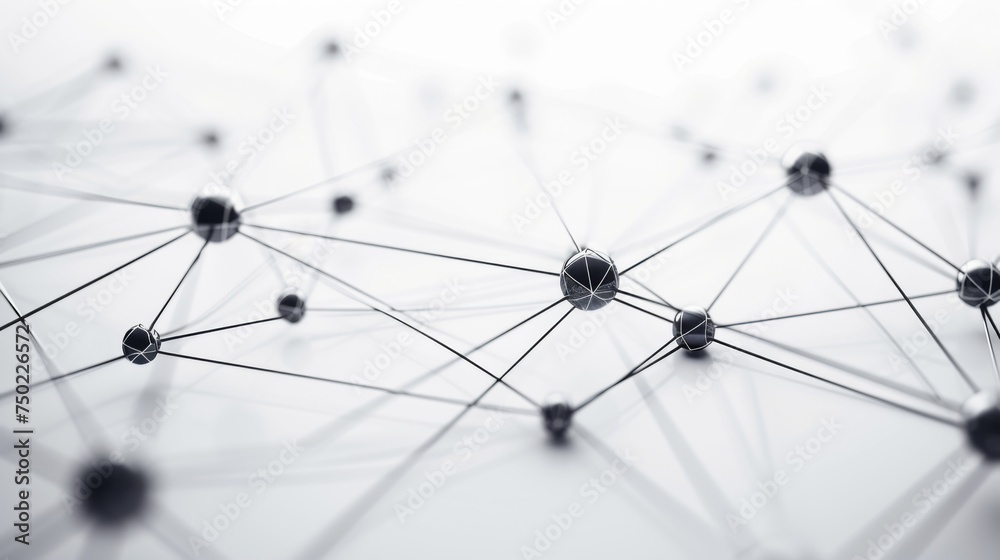 Elegant Silver and White Network - Molecular Tech Connectivity - Generative AI Elegant Silver and White Network - Molecular Tech Connectivity - Generative AI