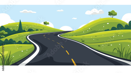 Road concept design vector illustration eps10 graphi