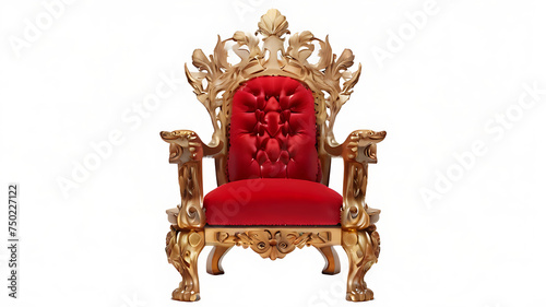 Throne chair Isolated ai generated © Unique Artist