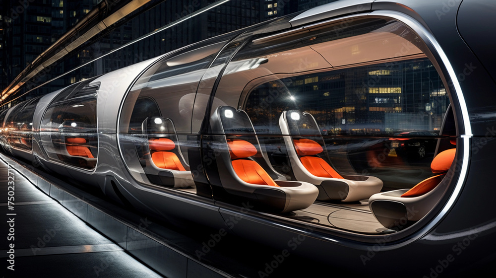 Fototapeta premium The Revolution of Urban Transport