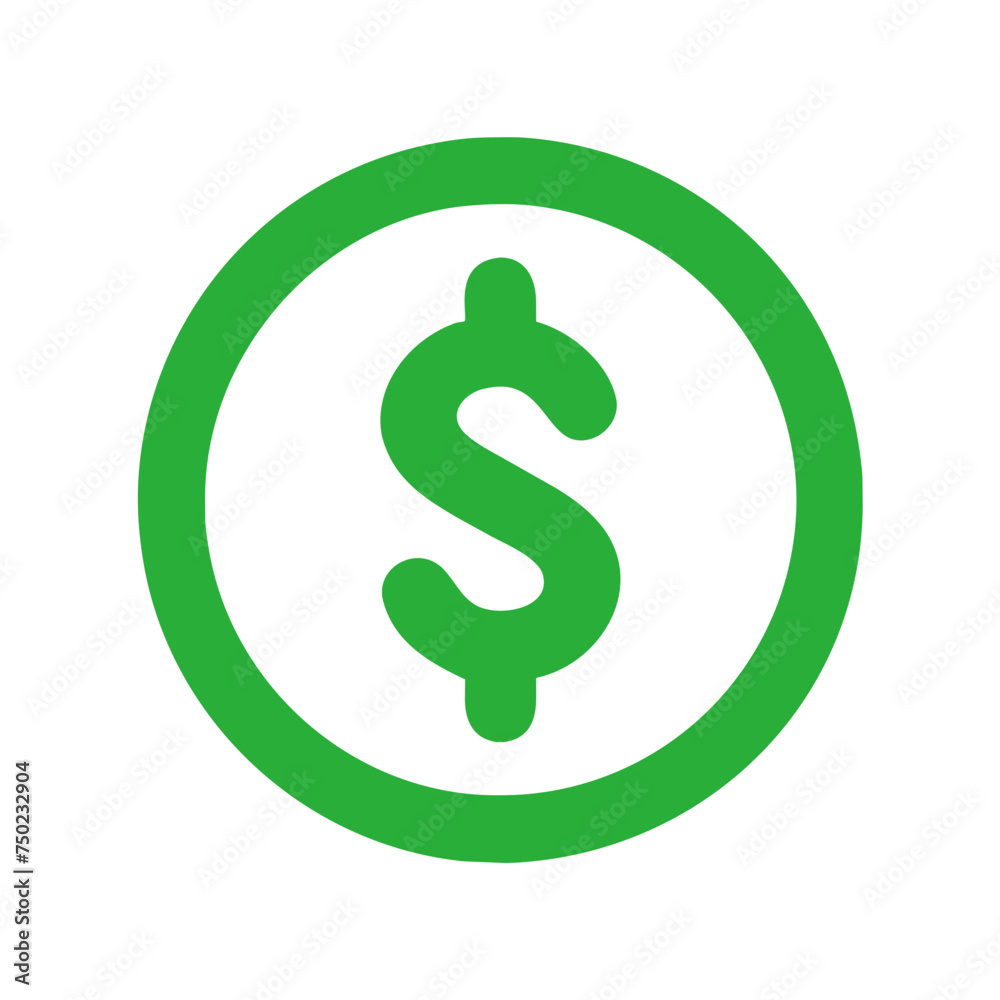 dollar sign icon dollar sign icon