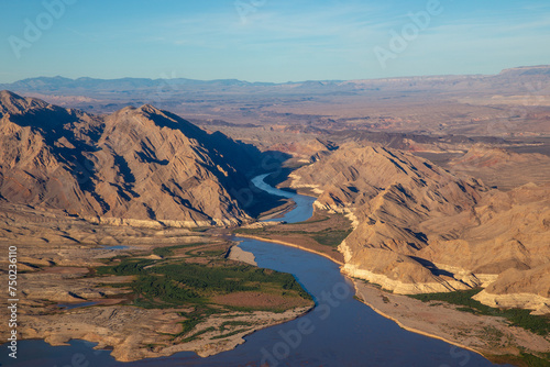 Desert landscape near Hoover Dam and Las Vegas, Nevada, USA