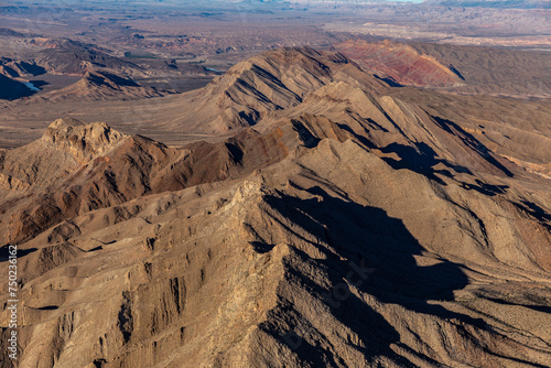 Desert landscape near Hoover Dam and Las Vegas, Nevada, USA