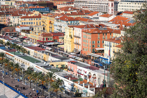 Panoramic view of city of Nice  France