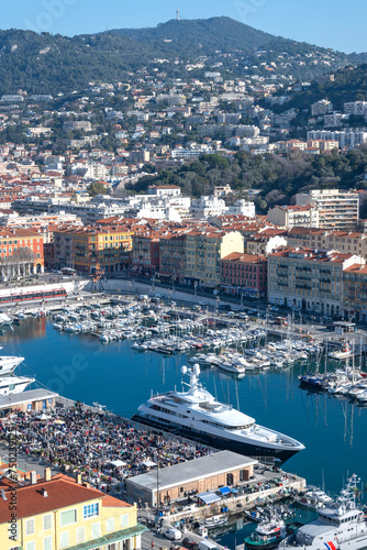 Panoramic view of city of Nice  France