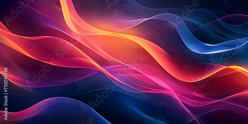 wave pattern abstract background in a dynamic flow style