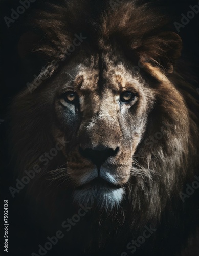 male lion portrait © Ryan