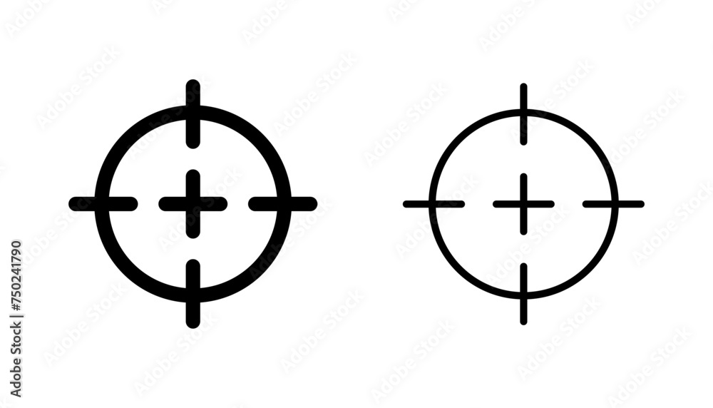 Target icon set. goal icon vector. target marketing icon vector Target icon set. goal icon vector. target marketing icon vector