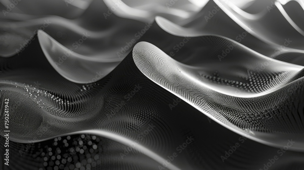 Naklejka premium Understated abstract monochrome textures, setting a refined stage for premium tech devices.