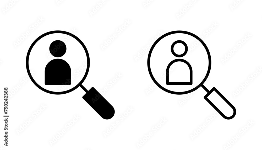 Hiring icon set. Search job vacancy icon. Human resources concept. Recruitment Hiring icon set. Search job vacancy icon. Human resources concept. Recruitment