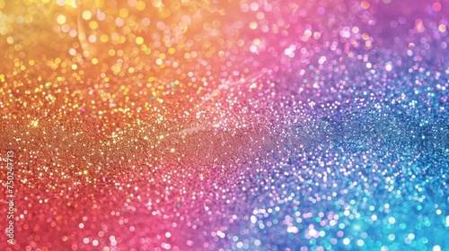 pastel rainbow glitter background, geometric banner, A magical blend of pink and blue sparkles, this textured background is perfect for adding a touch of fantasy and light reflection to designs photo