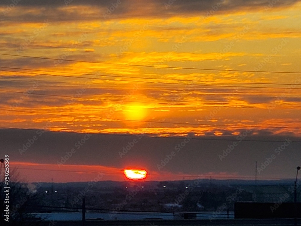 Obraz premium Two suns in the sky