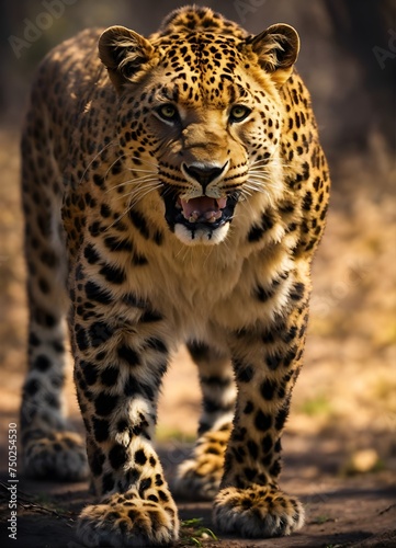 close up of a leopard © Maha