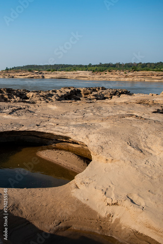 THAILAND UBON RATCHATHANI KHONG CHIAM MEKONG RIVER photo