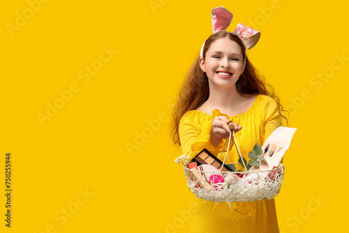 Beautiful young happy woman...