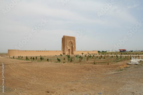 Remains of a caravanserai near Bukhara