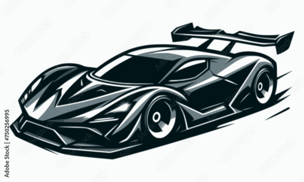 super car isolated white background super car isolated white background