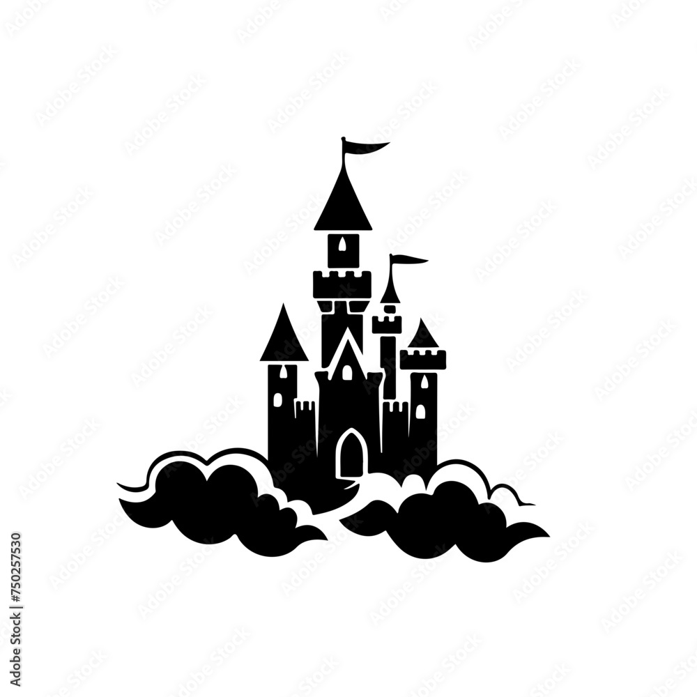 Castle In Clouds Logo Design