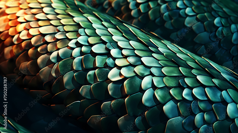 Fototapeta premium Background abstract, scales texture