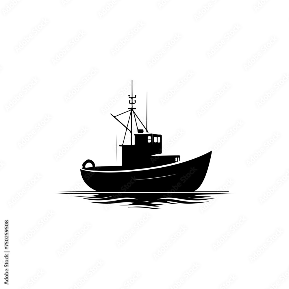 Fishing Boat Logo Design
