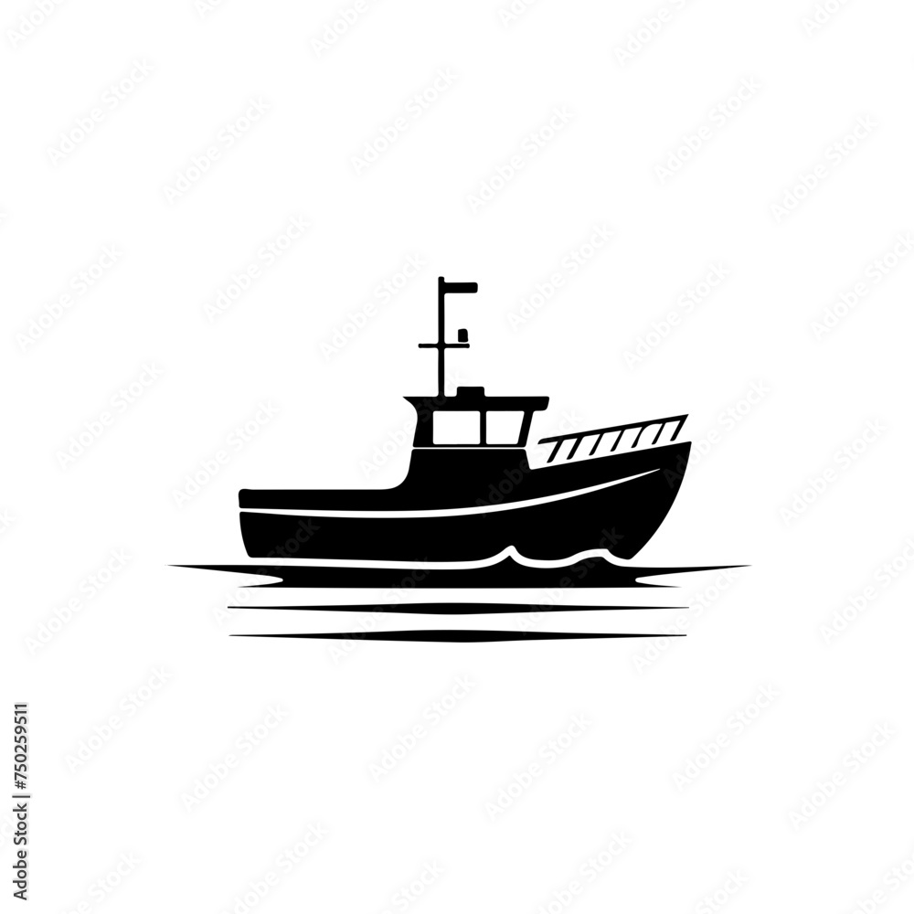Fishing Boat Logo Design