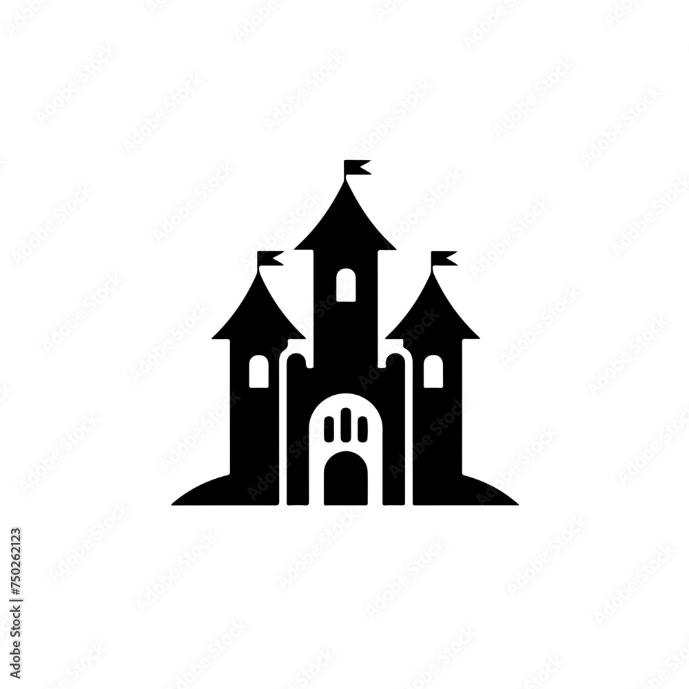 Modern Castle Logo Design
