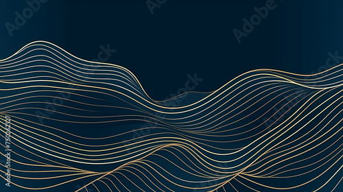 Line wave pattern on background