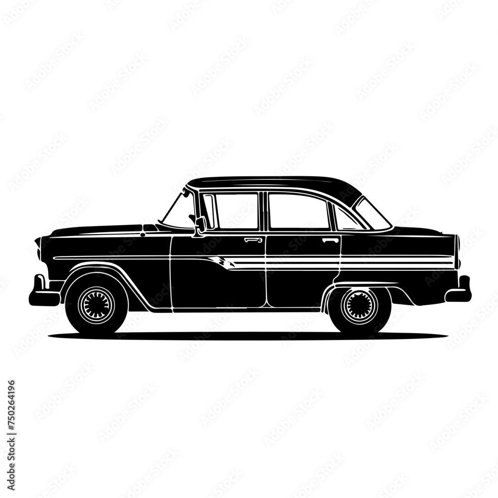 Vintage Taxi Cab Logo Design