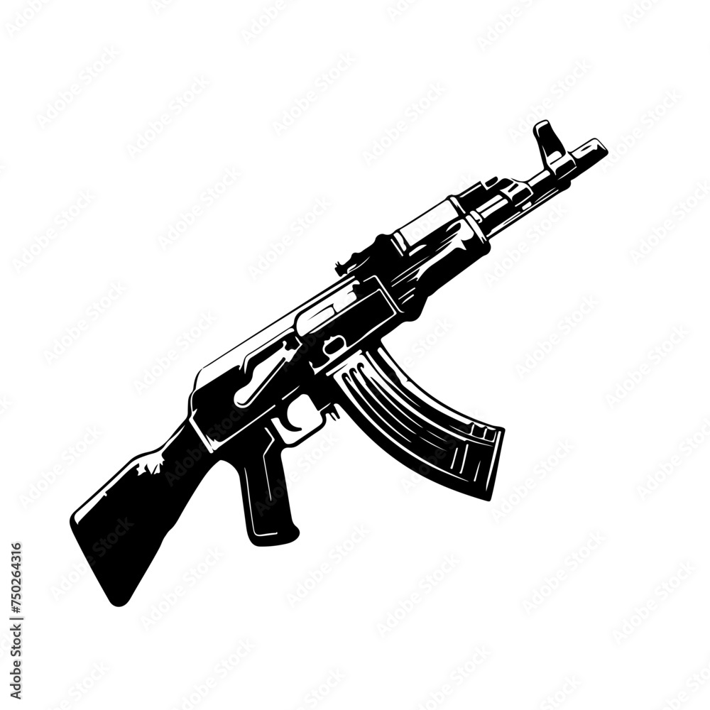 Fototapeta premium Weapons Logo Design