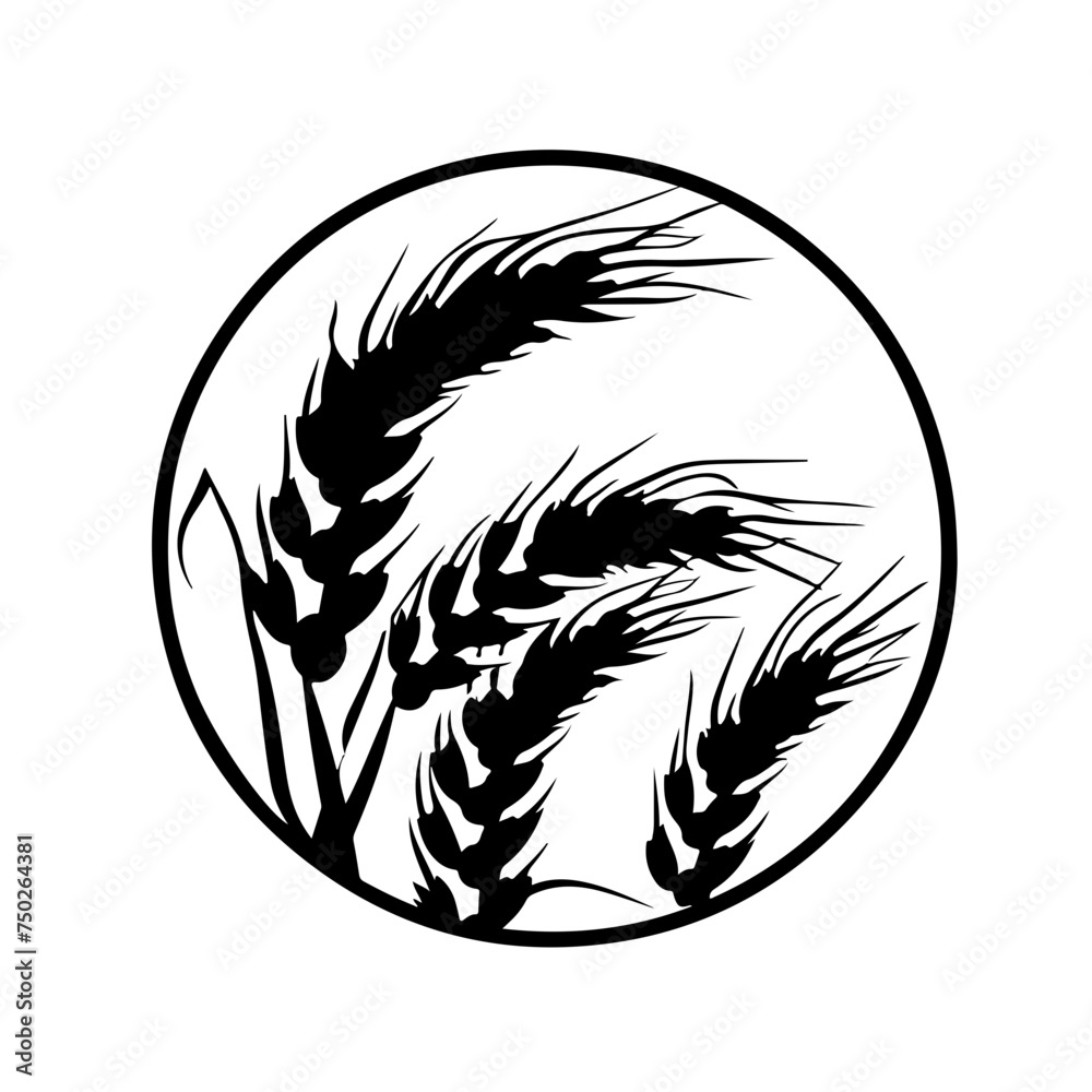 Wheat Circle Logo Design