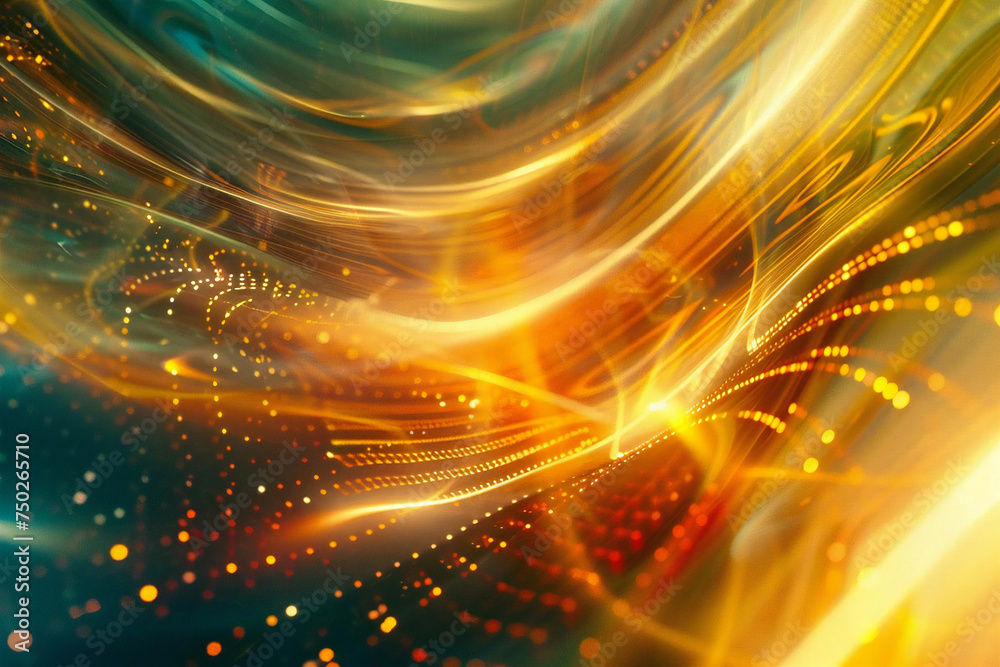 Fototapeta premium Internet and digital space background material, Generative AI