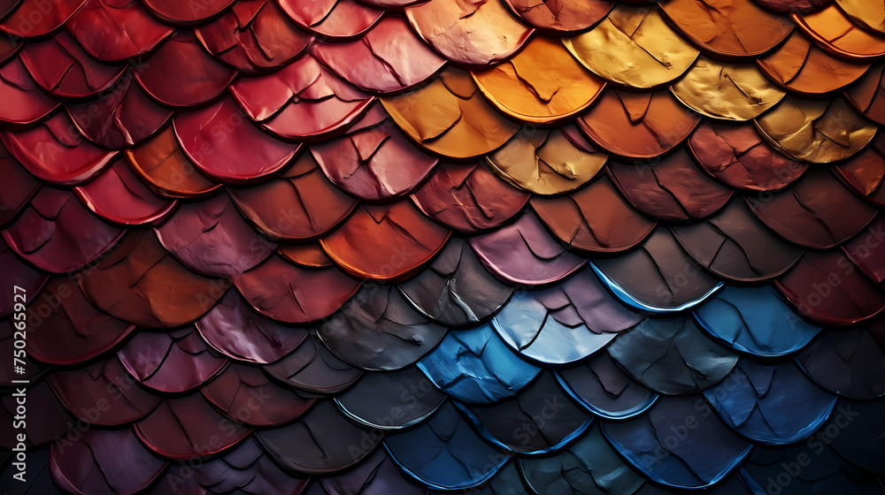 Iridescent scales texture Iridescent scales texture