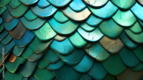 Iridescent scales texture