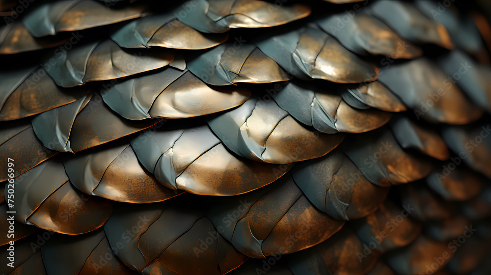 Iridescent scales texture Iridescent scales texture