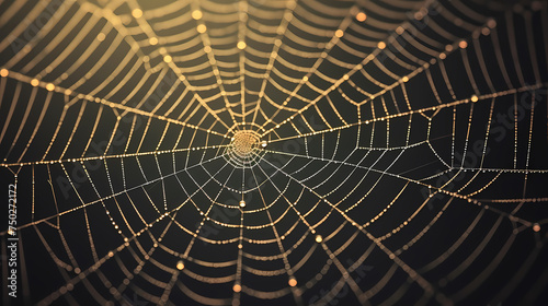 Close-up of spider web