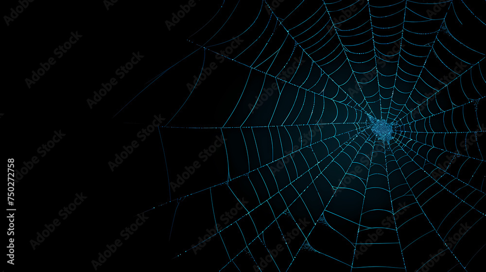 Naklejka premium Close-up of spider web