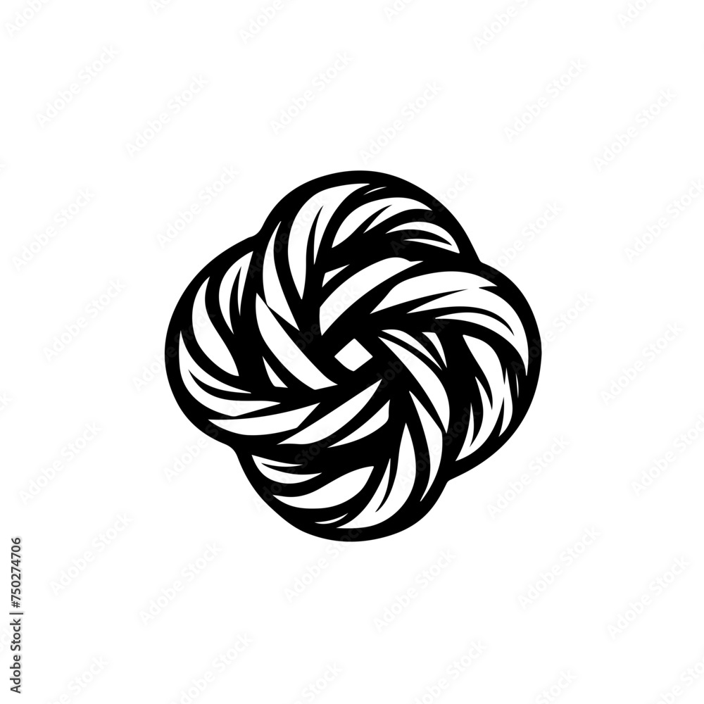 twisted lines Vector Logo
